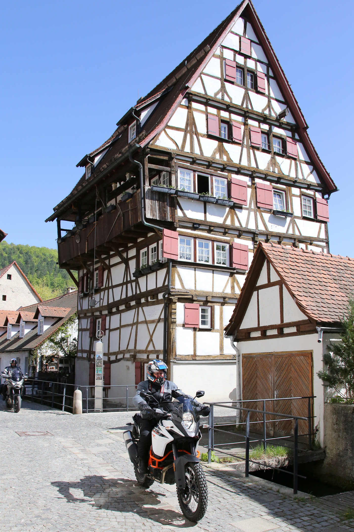 Fachwerkhäuser in der Altstadt von Blaubeuren Fachwerkhäuser in der Altstadt von Blaubeuren